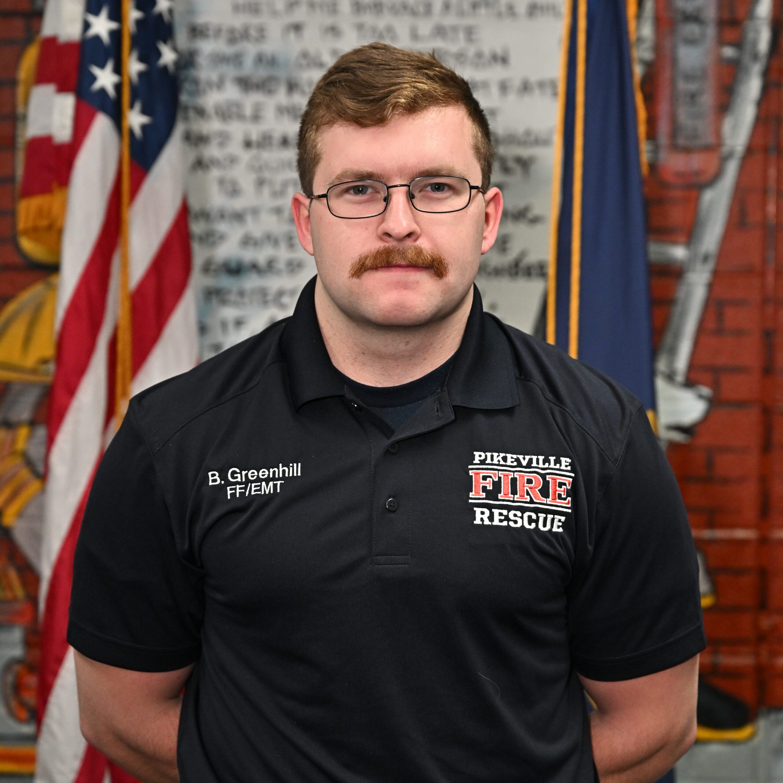 Firefighter Ben Greenhill