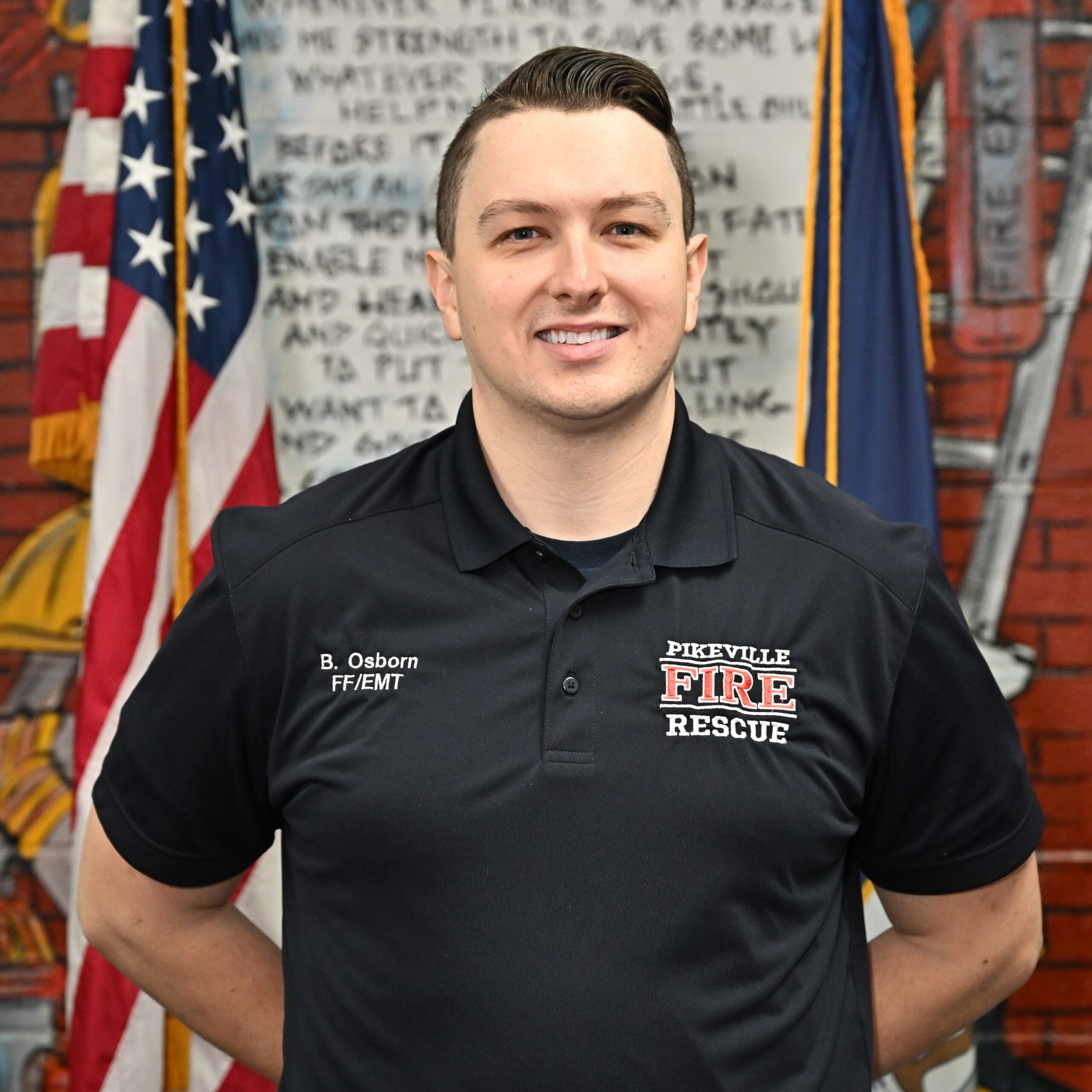 Firefighter Brandon Osborn
