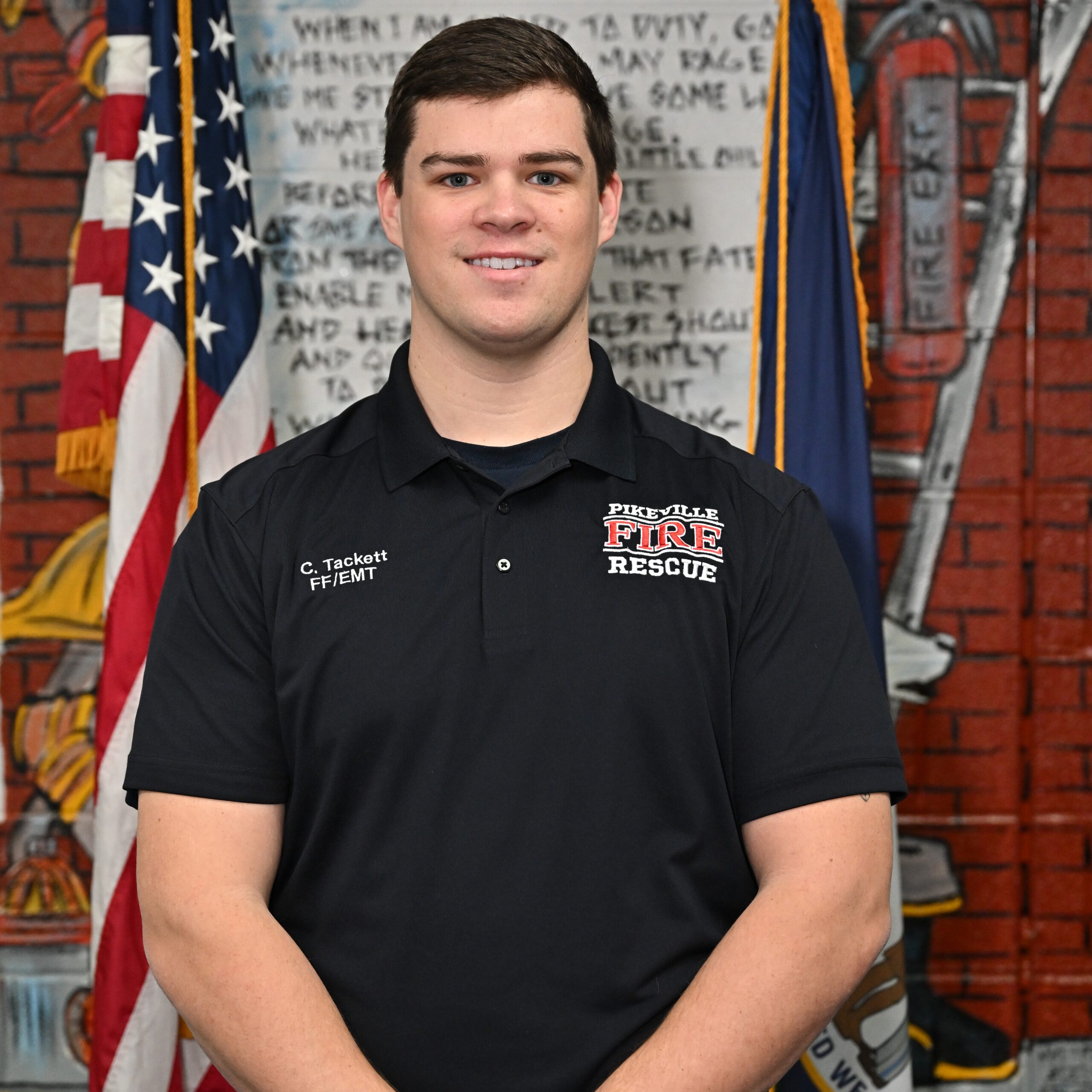 Firefighter Cole Tackett