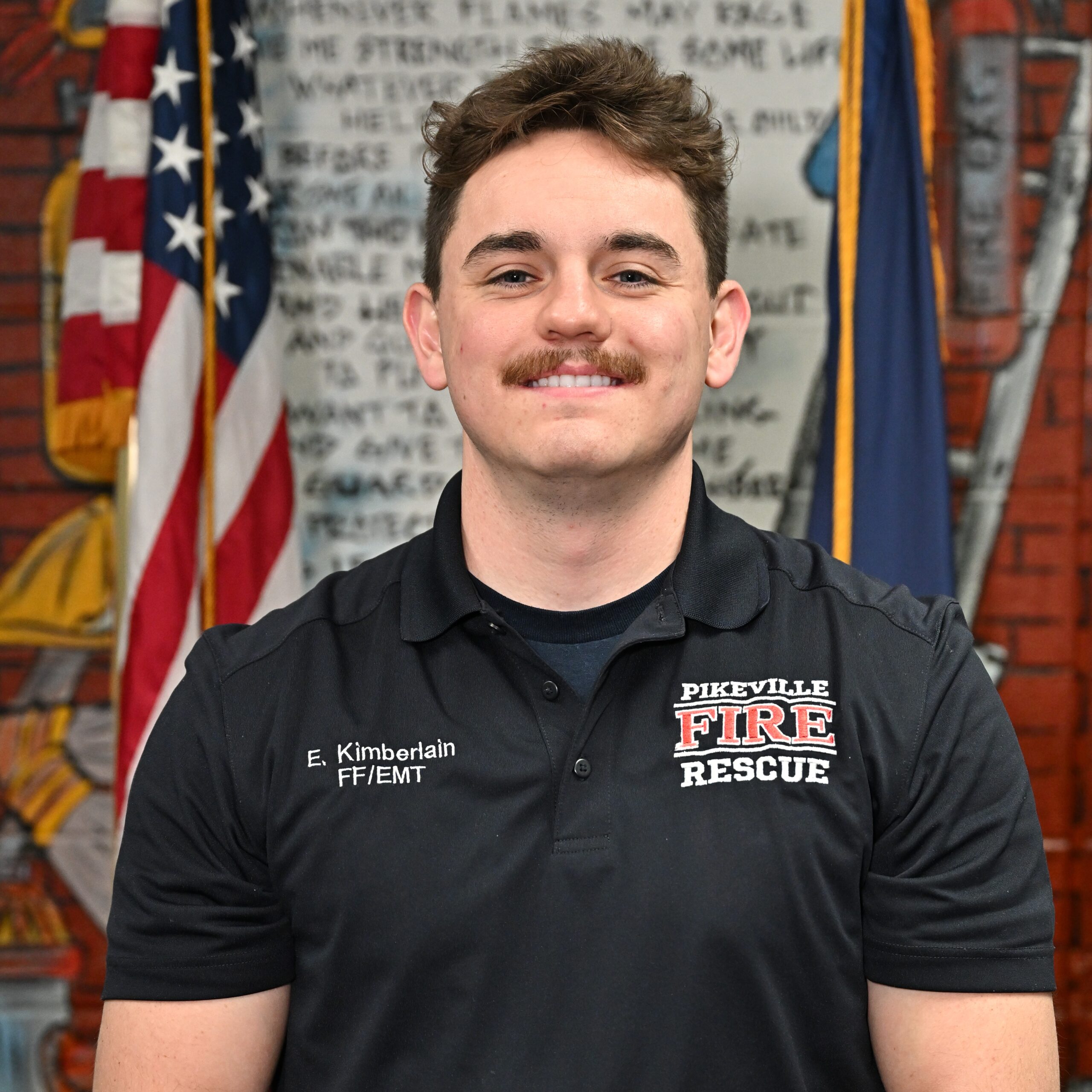 Firefighter Evan Kimberlain