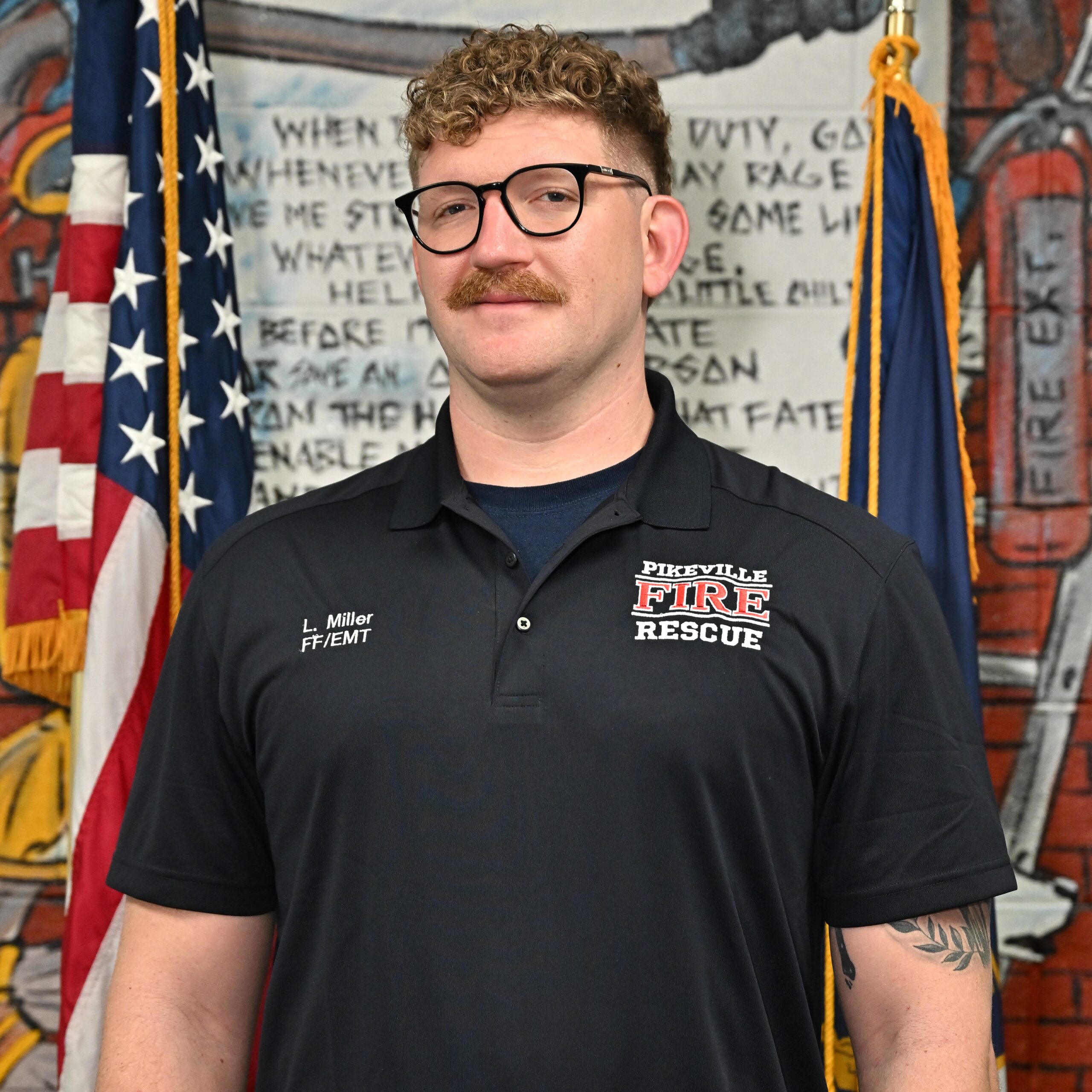 Firefighter Lucas Miller