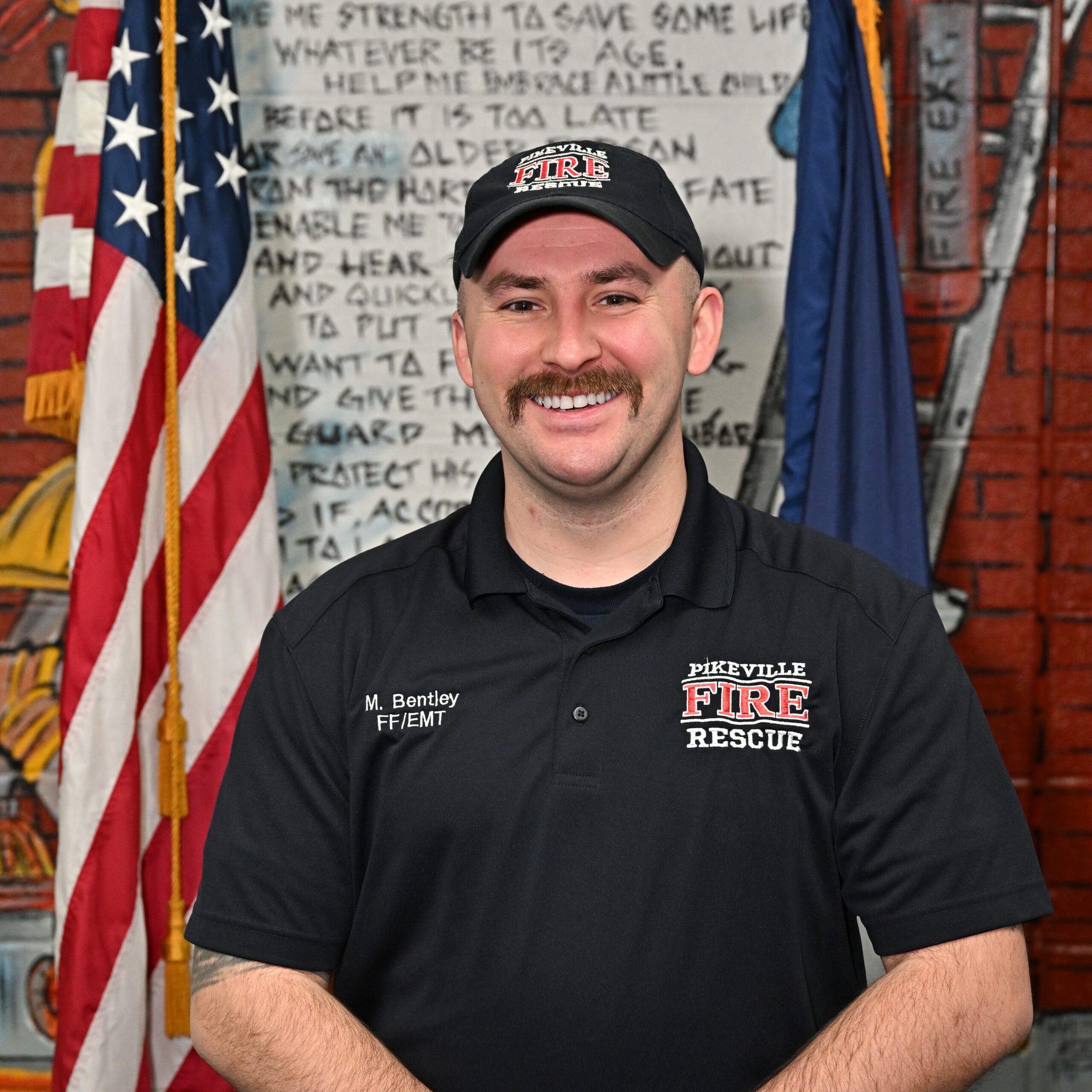 Firefighter Mickey Bentley