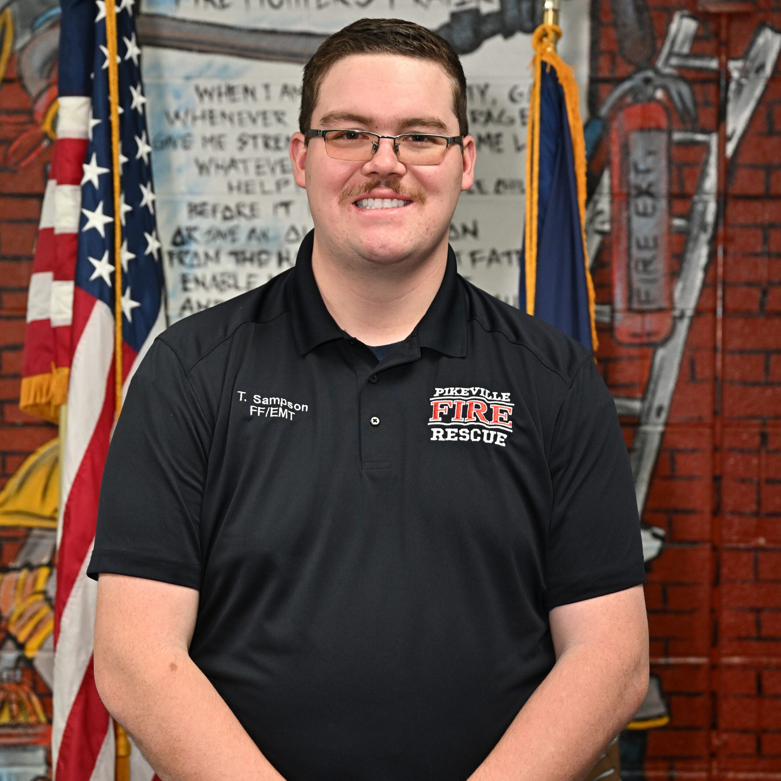 Firefighter Tanner Sampson