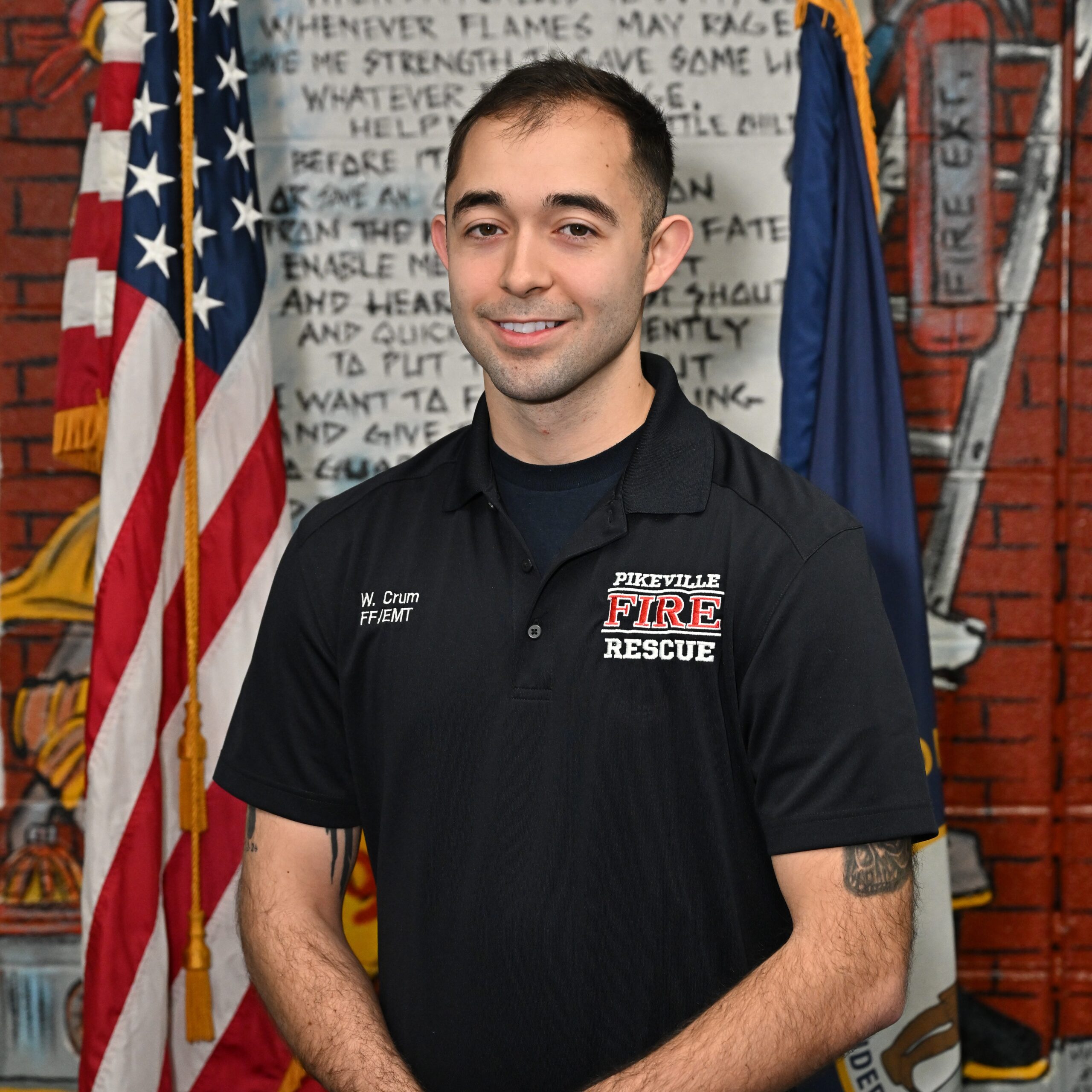Firefighter Will Crum